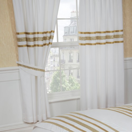 White gold deals curtains